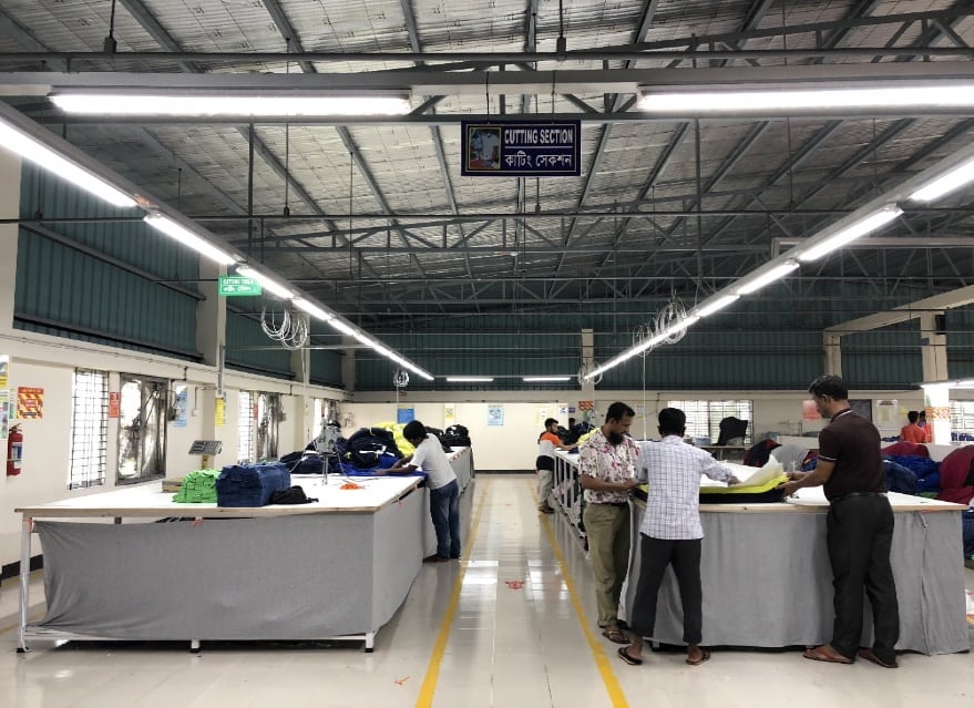 Cutting section